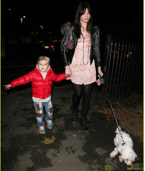 Kingston, with his half-sister, Daisy